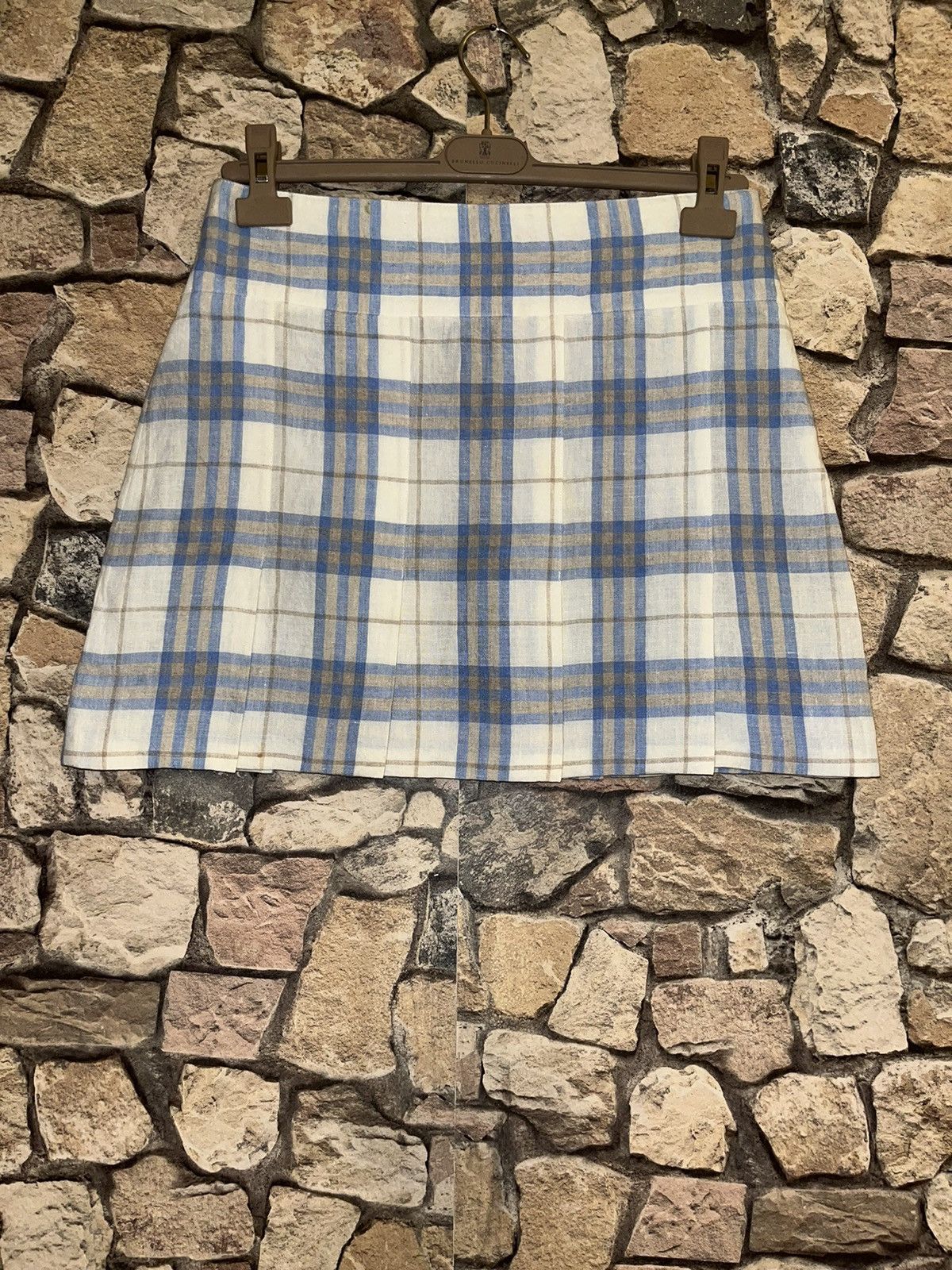 Burberry Linen Skirt