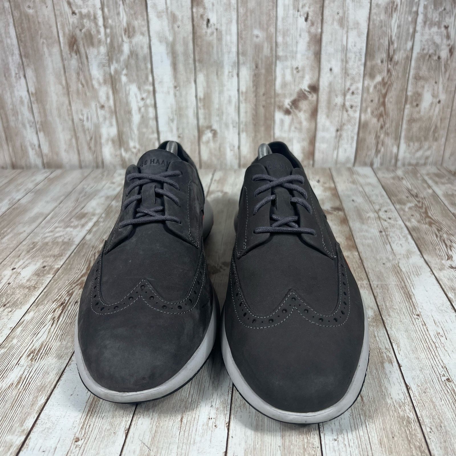 Cole Haan Cole Haan grand Troy wingtip Oxford pavement gray Mens 10 Size US 10 / EU 43 - 4 Thumbnail