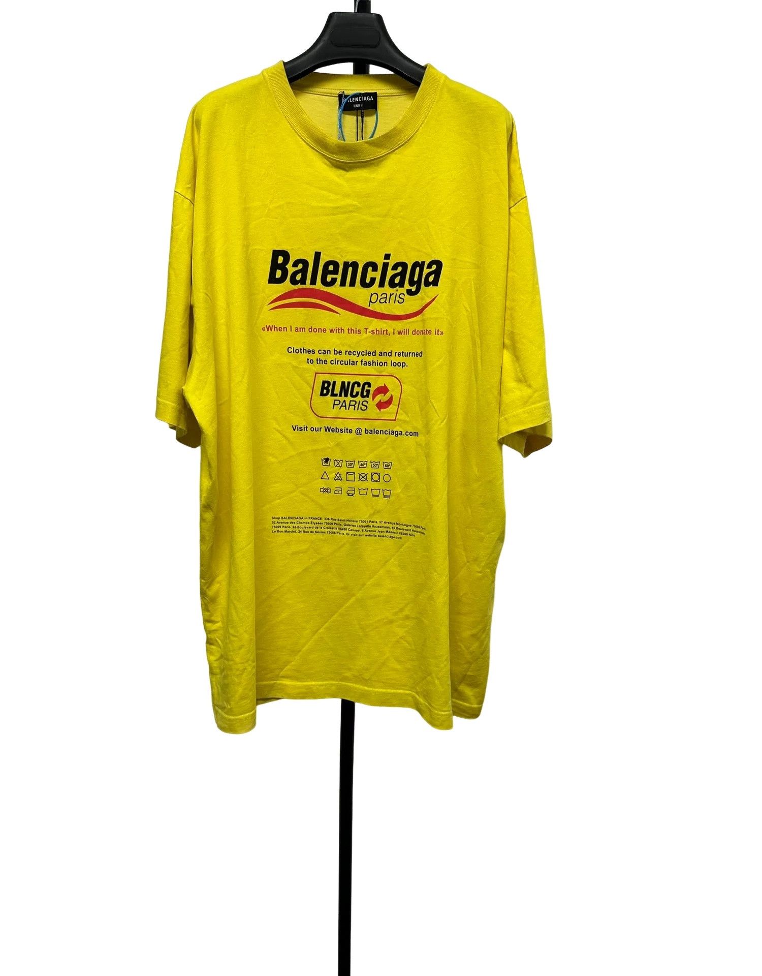 Balenciaga Balenciaga Graphic Print T-Shirt Size S Size US S / EU 44-46 / 1 - 1 Thumbnail