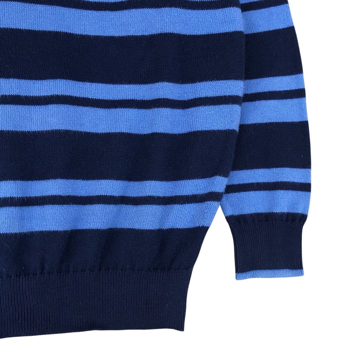 Burberry Burberrys Sailboat Embroidery Logo Striped Knitwear Sweater Size US L / EU 52-54 / 3 - 8 Thumbnail