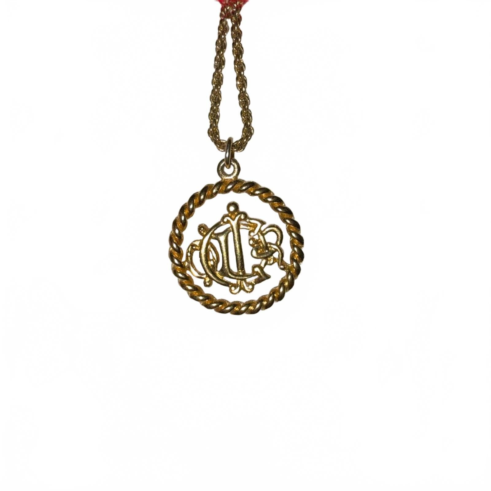 Christian Dior Monsieur Christian Dior Vintage Gold Plated Necklace Size ONE SIZE - 1 Thumbnail