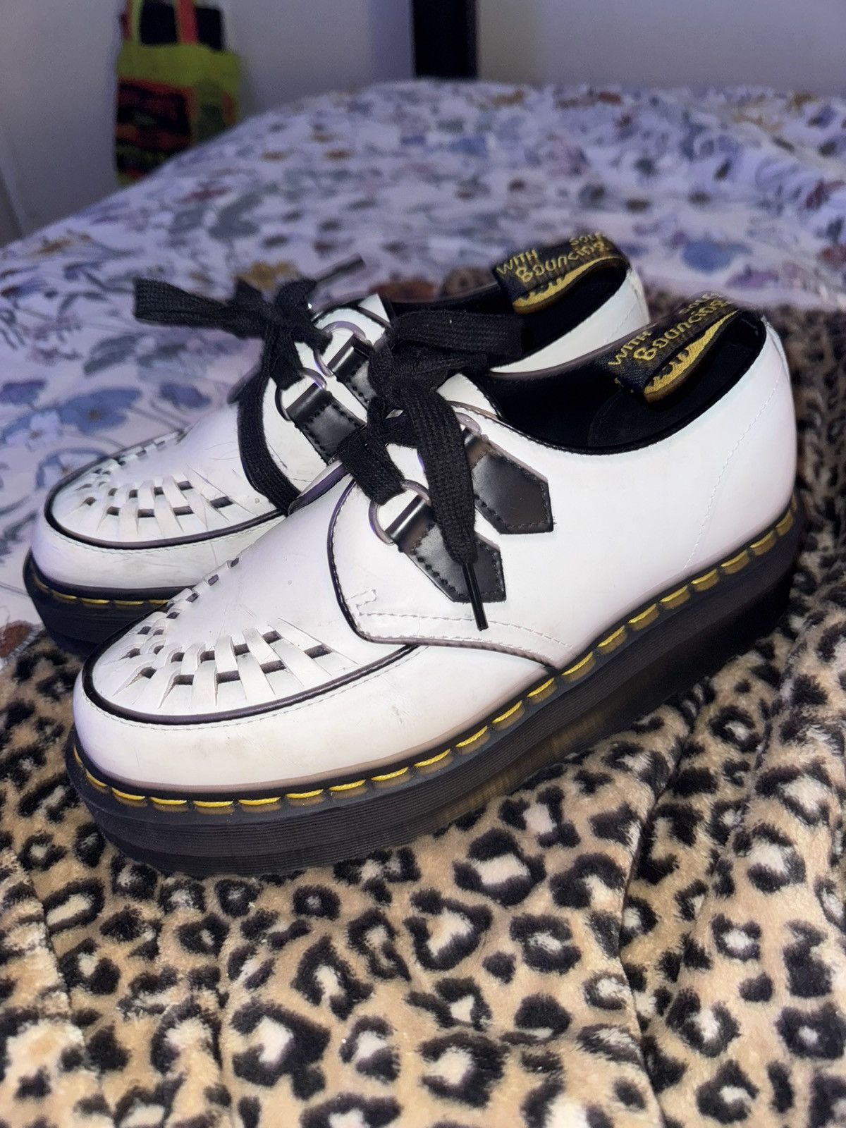 Dr. Martens White Dr. Marten loafers Size US 8.5 / IT 38.5 - 1 Thumbnail