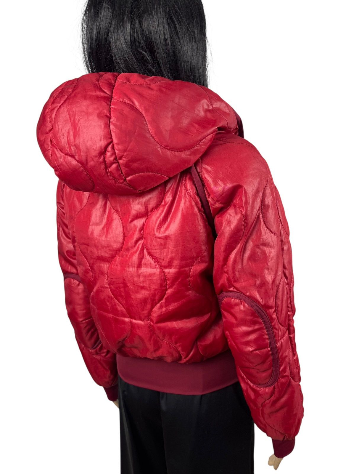 Diesel Diesel 00s Vintage Quilted Zip Jacket Army Hooded size S Size S / US 4 / IT 40 - 7 Thumbnail
