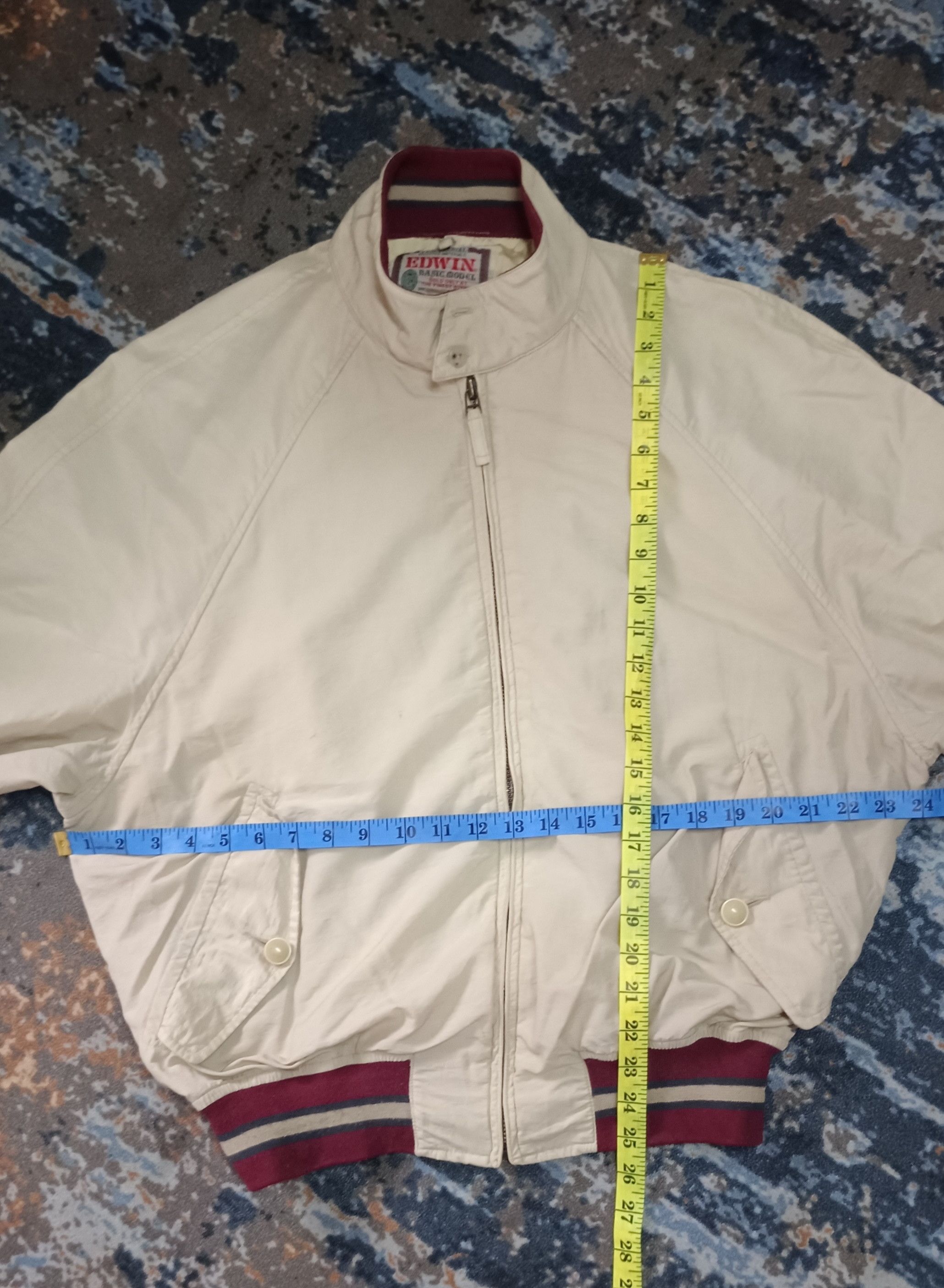 Edwin × Japanese Brand Vintage Edwin Garment Bomber Jacket Zipper Up Size US L / EU 52-54 / 3 - 11 Thumbnail