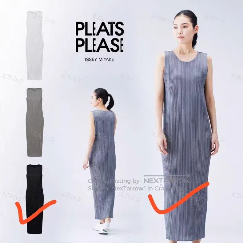 Issey Miyake Issey Miyake Sleeveless Dress Size L / US 10 / IT 46 - 6 Thumbnail