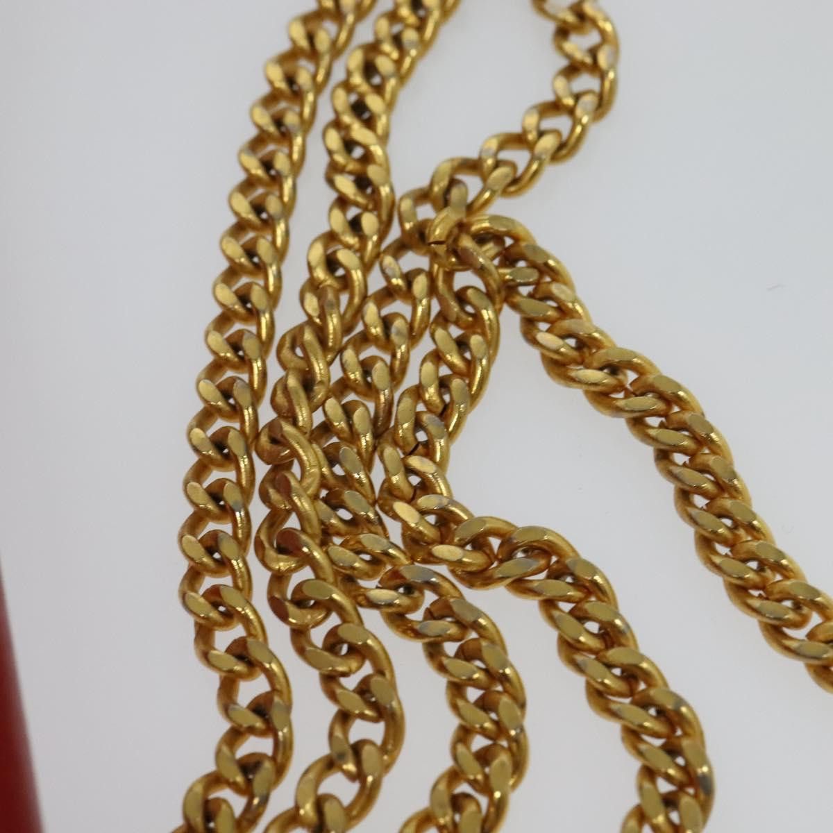 Dior DIOR Chain Shoulder Bag Leather Red Gold Size ONE SIZE - 8 Thumbnail