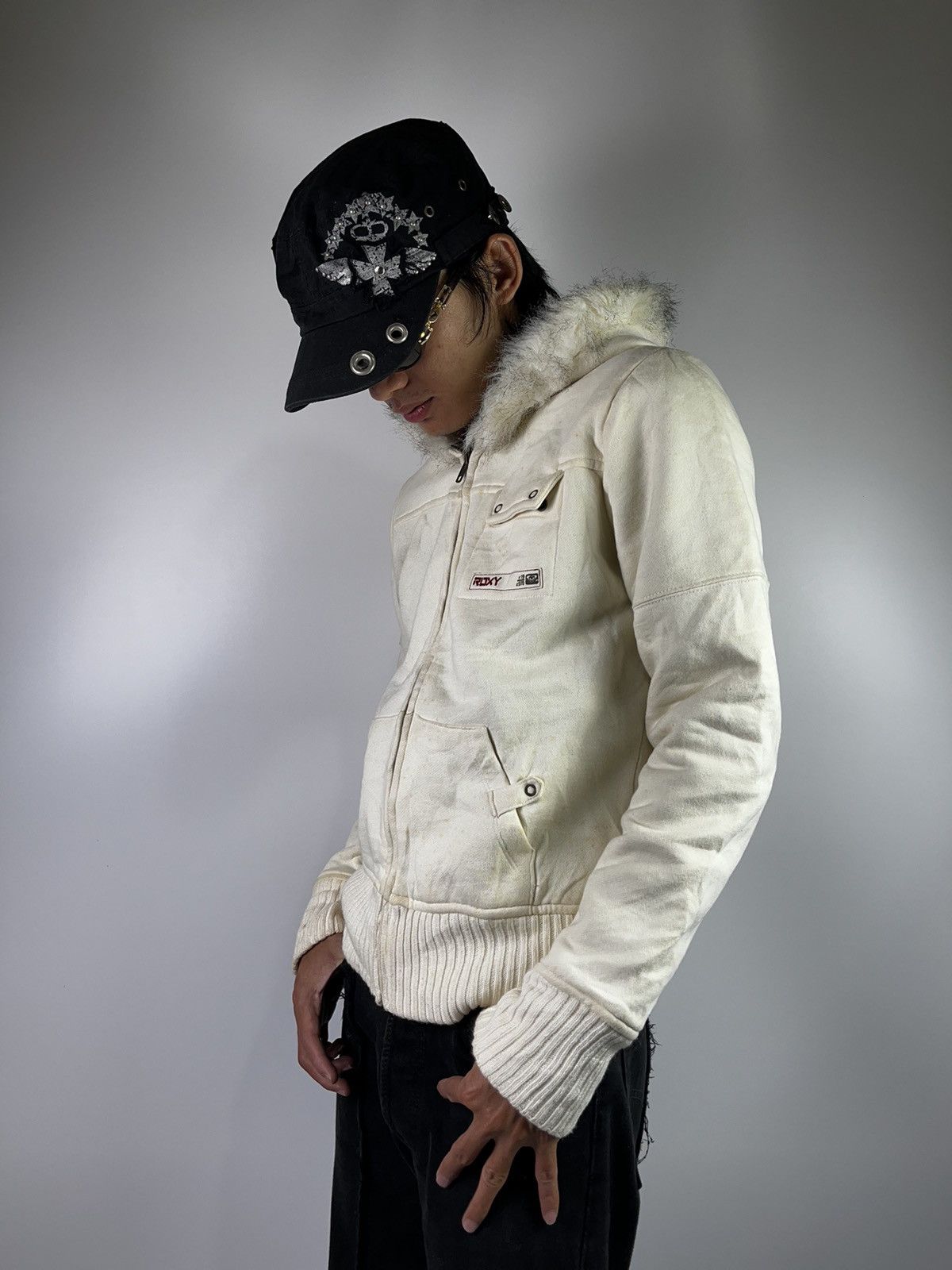 If Six Was Nine × Japanese Brand × Le Grande Bleu (L.G.B.) Fur hoodie roxy ifsixwasnine style Size US M / EU 48-50 / 2 - 3 Thumbnail