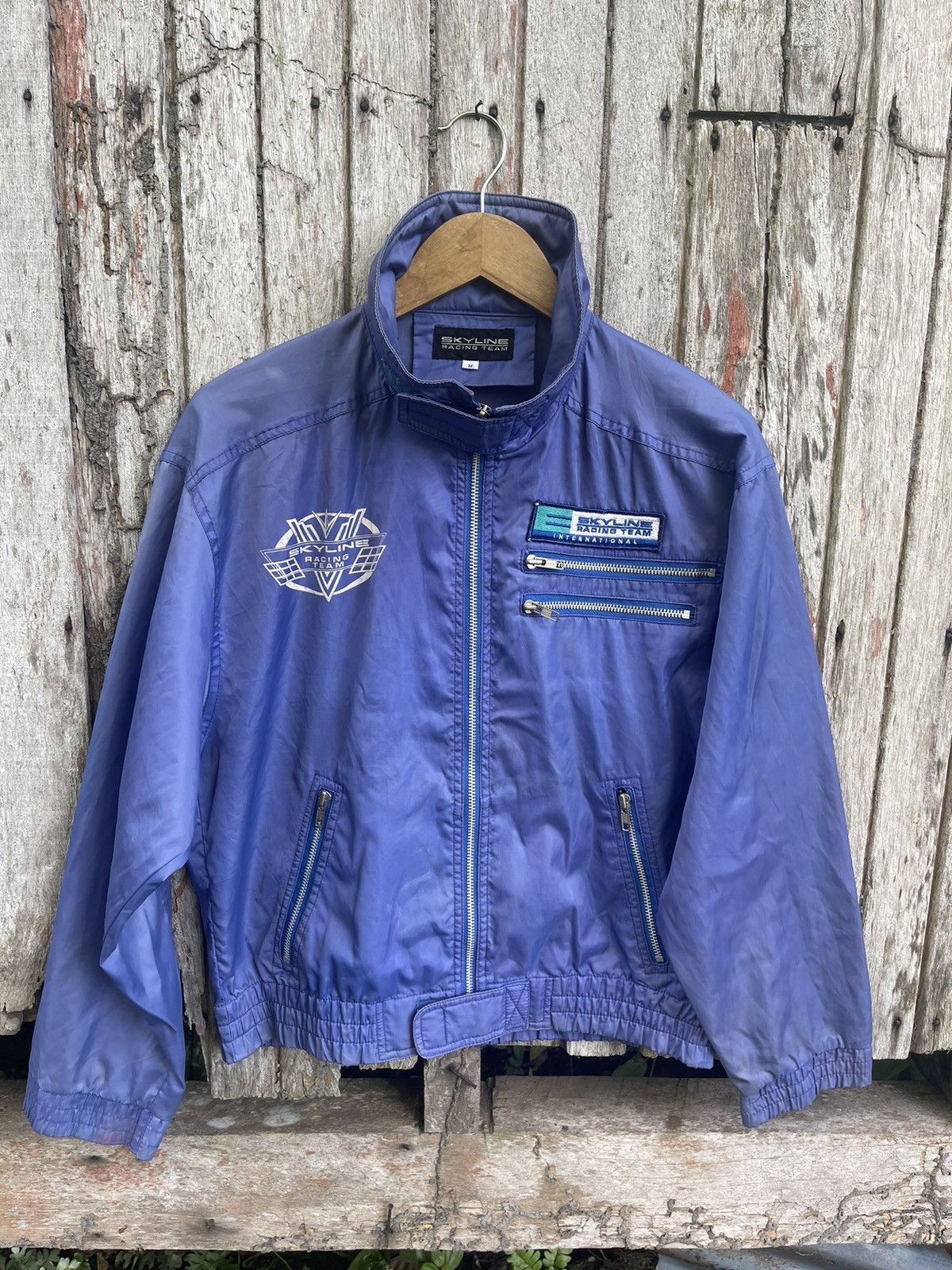 Japanese Brand × Vintage Vintage Skyline Racing Team Nylon Jacket (1990s) Size US M / EU 48-50 / 2 - 1 Thumbnail