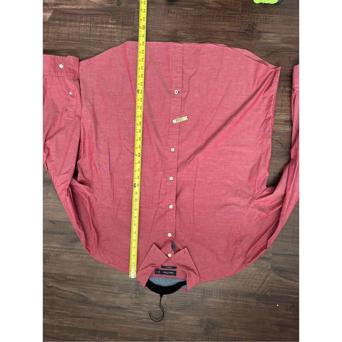Nautica Nautica Long Sleeve Classic Fit Iron-Free Button-Up Shirt in Size US XL / EU 56 / 4 - 3 Thumbnail