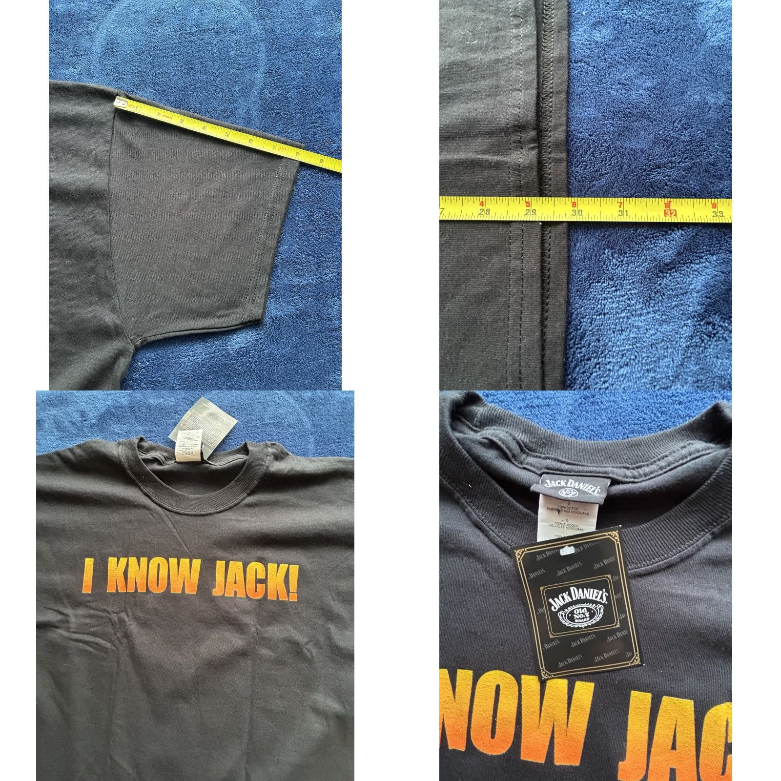Doublet VINTAGE Jack Daniels I Know Jack Shirt Men Large NWT VTG Black Short Sleeve Double Side Logo Graphic Print Crew Neck 2006 Mens Size US L / EU 52-54 / 3 - 8 Thumbnail