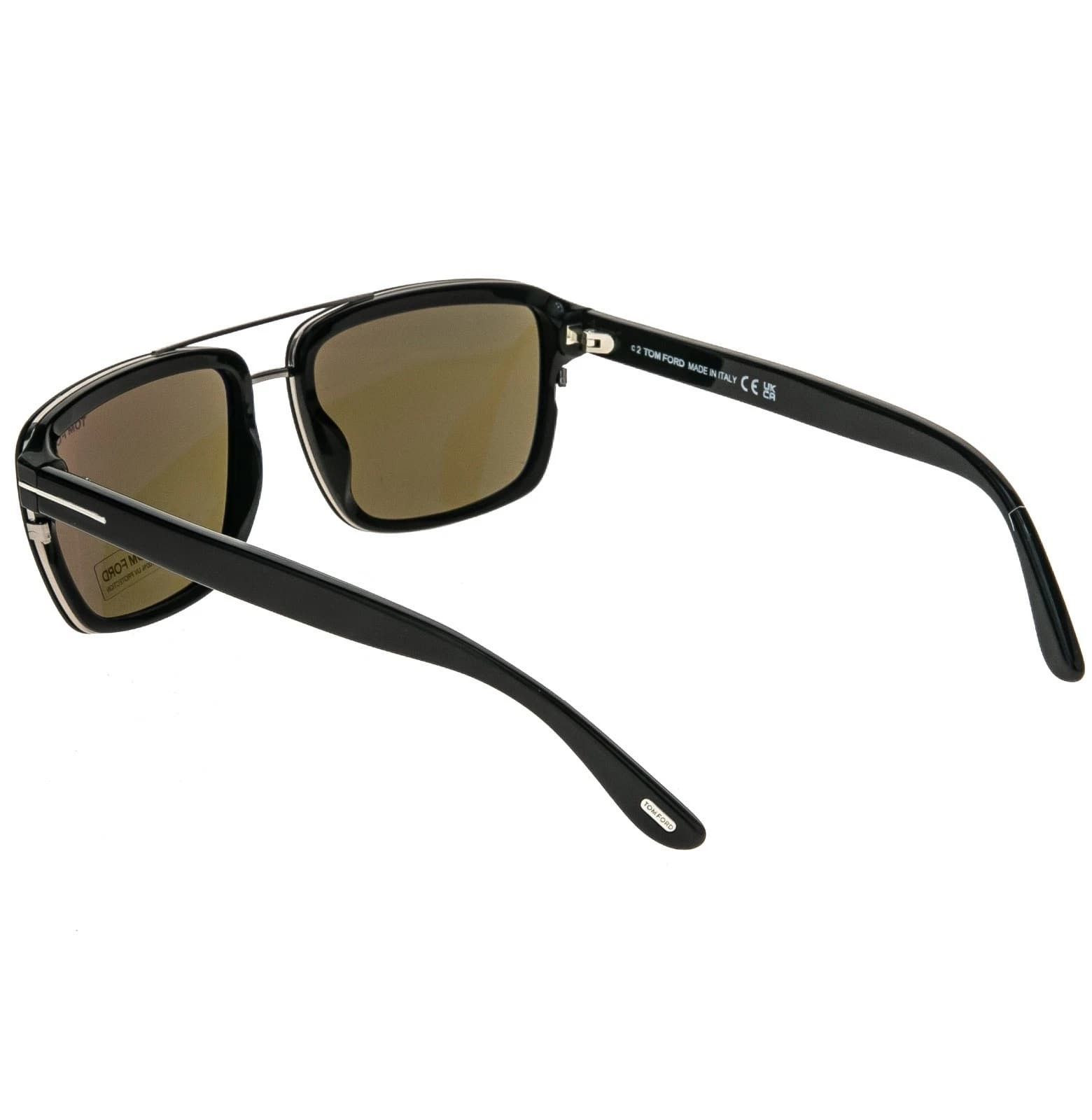 Tom Ford TOM FORD ANDERS TF780 780 Black Square Sunglass FT0780 01J Size ONE SIZE - 7 Thumbnail