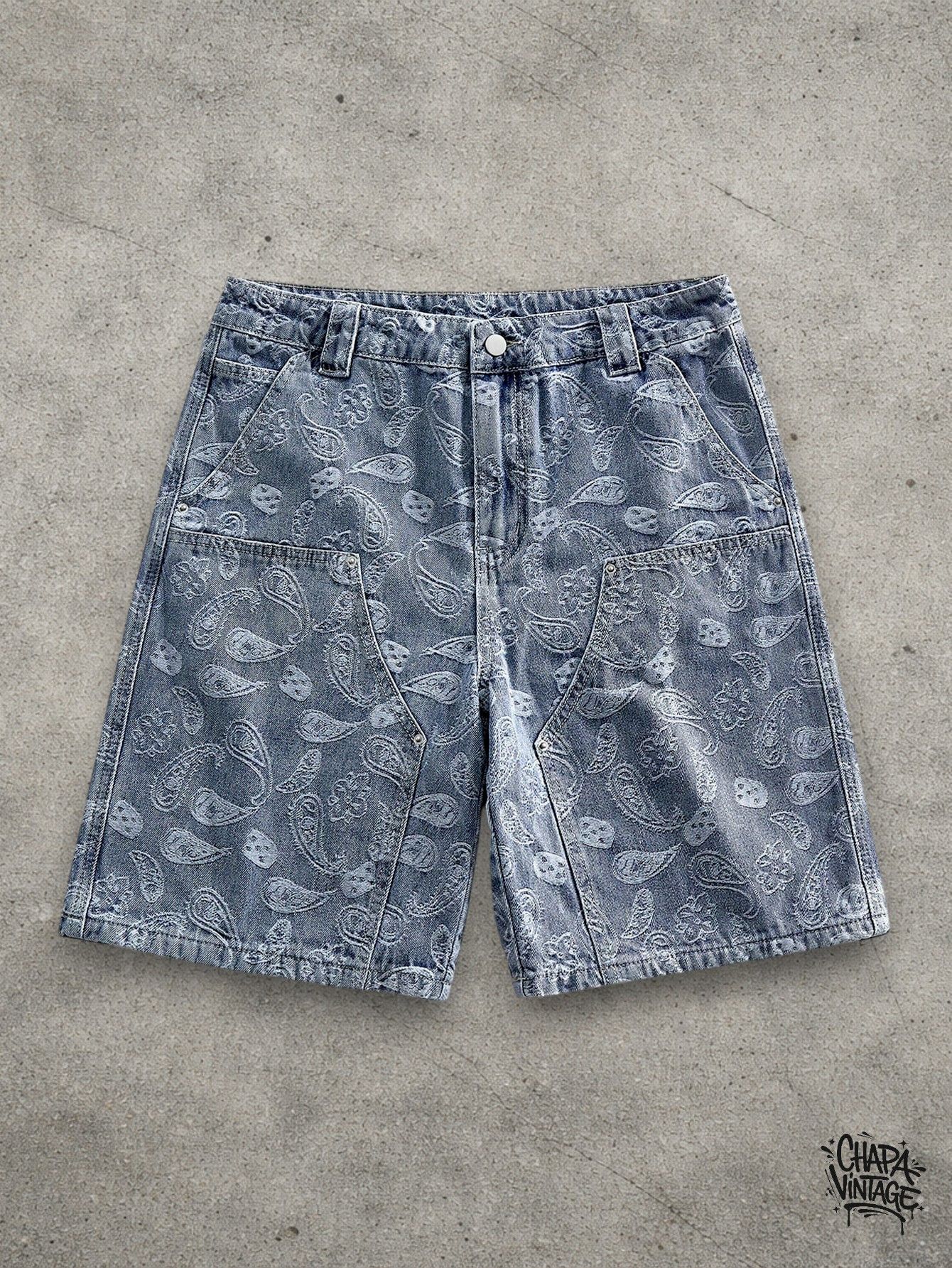 Vintage Vintage denim shorts Size US 32 / EU 48 - 1 Thumbnail