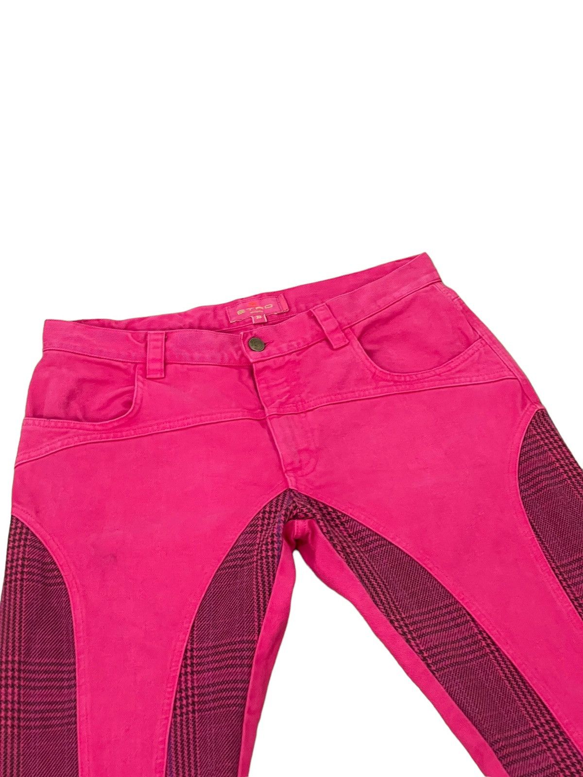 Japanese Brand Hybrid Jeans Etro Italy Pinky Denim Regular Straight 8🟦7 Size US 32 / EU 48 - 8 Thumbnail