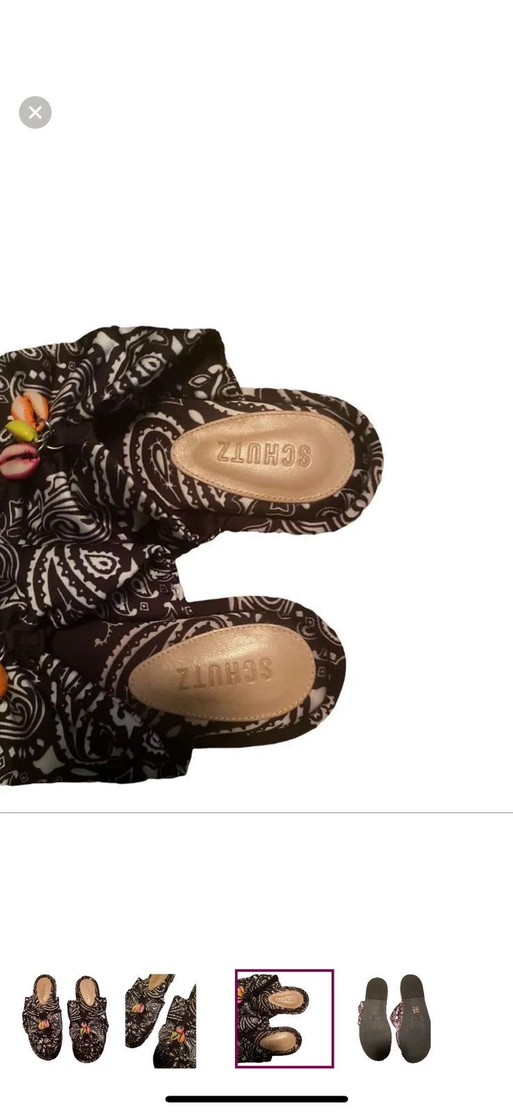 SCHUTZ Brand new paisley Schutz sandals Size US 6 / IT 36 - 4 Thumbnail