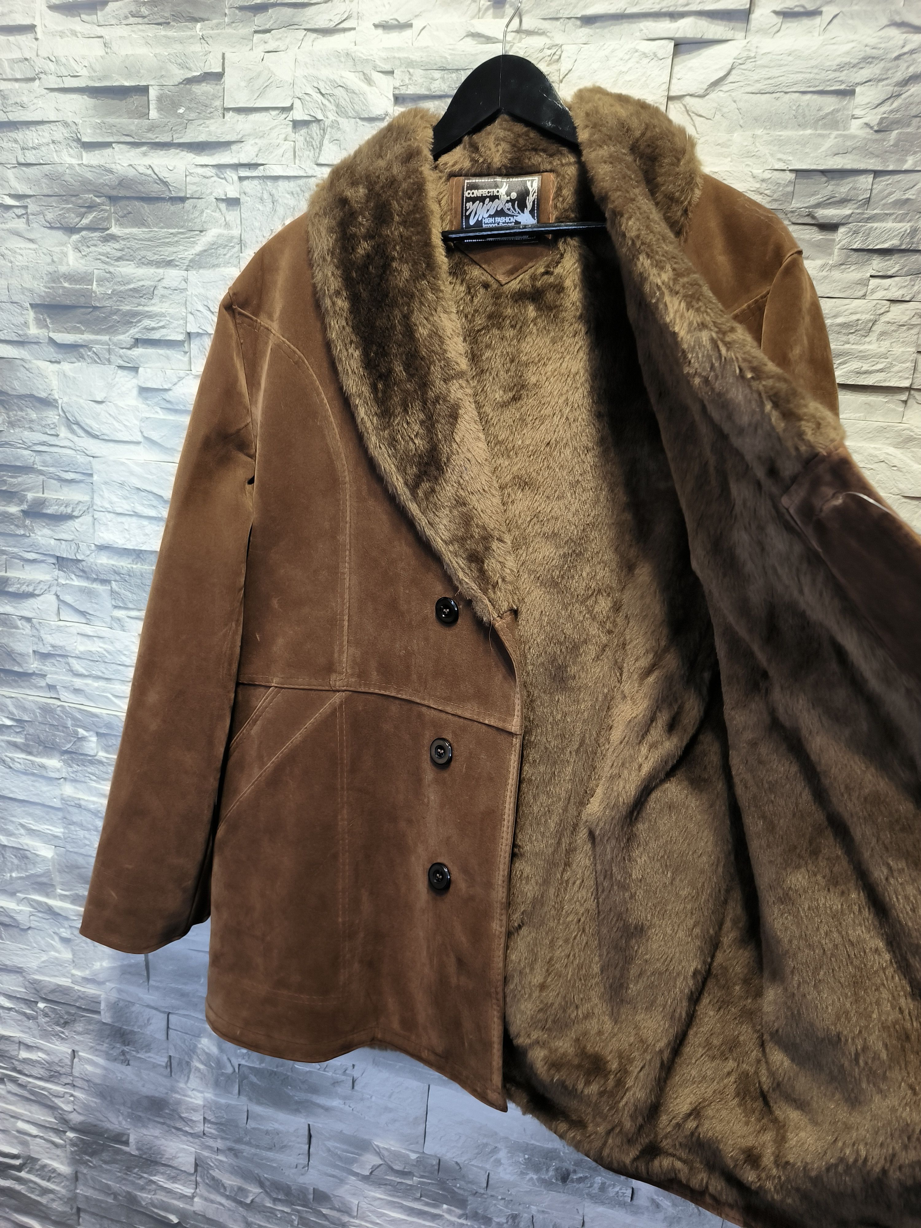 Vintage Vintage Fur Brown Leather Vicor Italy Made Brown Size XL / US 12-14 / IT 48-50 - 6 Thumbnail