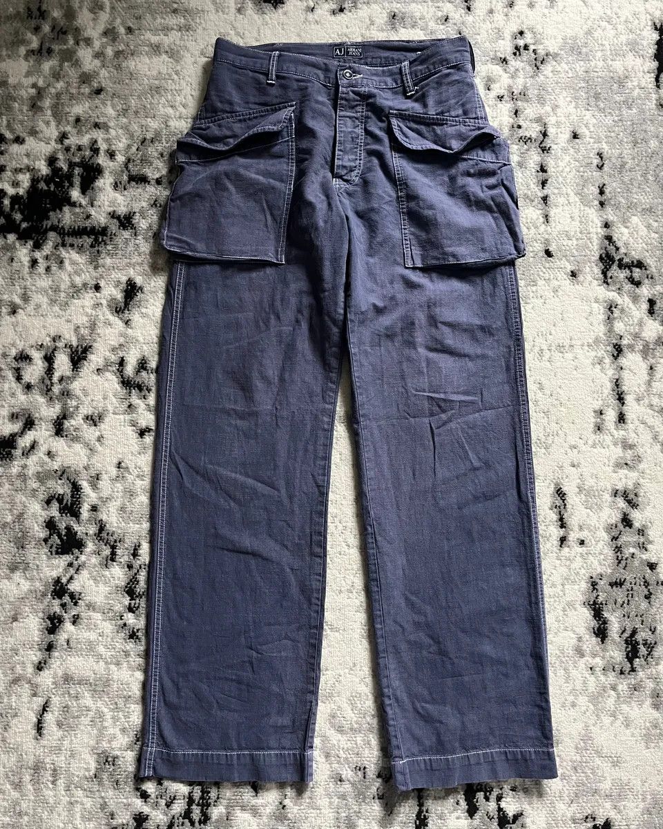 Armani Armani Archive Smooth Cargo Pants Size US 32 / EU 48 - 3 Thumbnail
