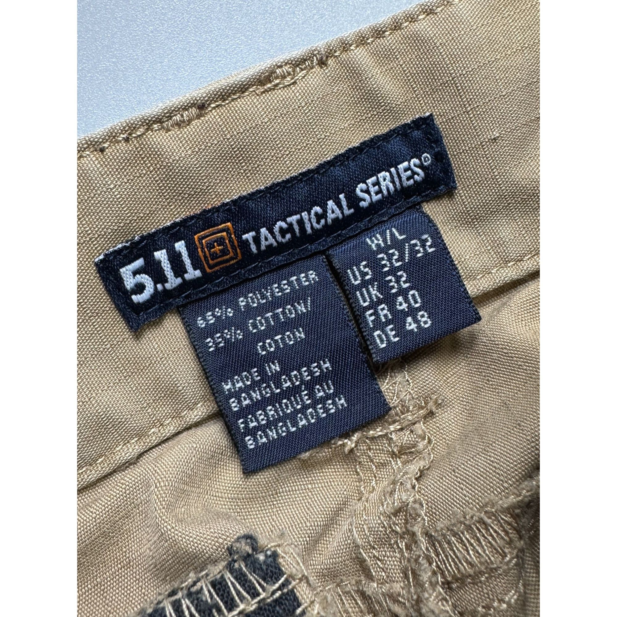 5.11 5’11 Tactical Desert Khaki Military Cargo Pants (Y1163) Size US 32 / EU 48 - 7 Thumbnail