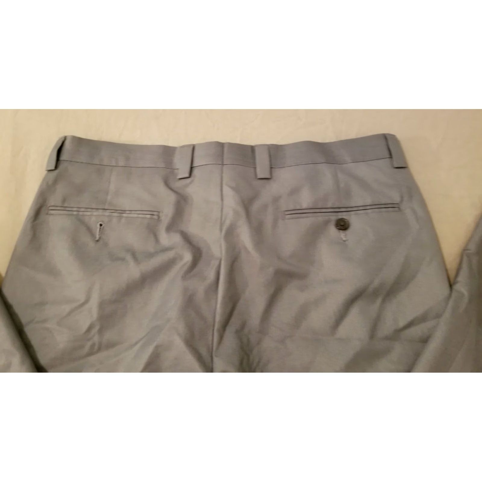 Calvin Klein Calvin Klein Dress Pants Mens 34x30 Gray Slack Chino Trouser Pants Regular Size 34 Inseam 30 Calvi​n Klein Mens Dress Pants Gray Size US 34 / EU 50 - 2 Thumbnail