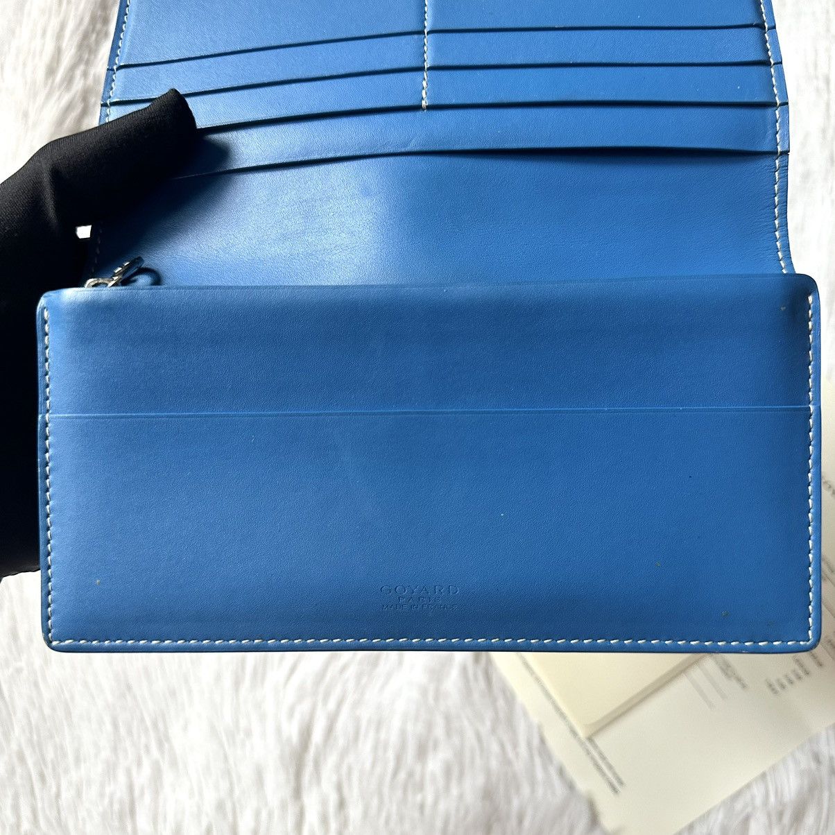 Goyard Goyard Richelieu Long Wallet Blue Size ONE SIZE - 5 Thumbnail