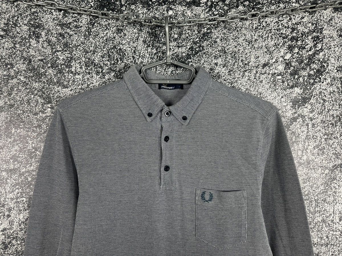 Fred Perry Fred Perry Long Sleeve Polo Shirt Casual Streetwear Size M Size US M / EU 48-50 / 2 - 2 Thumbnail