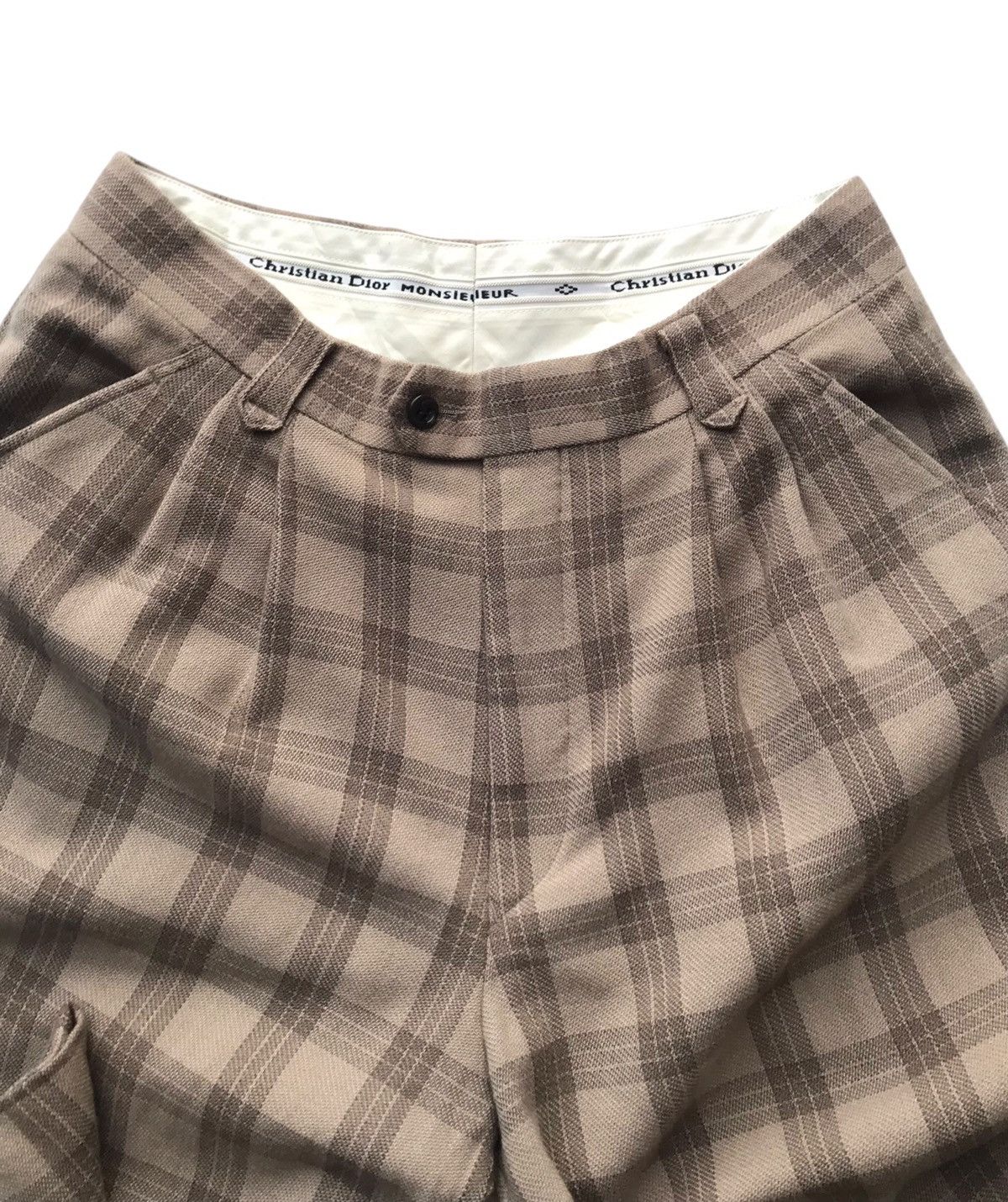Christian Dior Monsieur × Vintage Vintage 90s Christian Dior Monsieur Plaid Checked Trouser Size US 30 / EU 46 - 2 Thumbnail