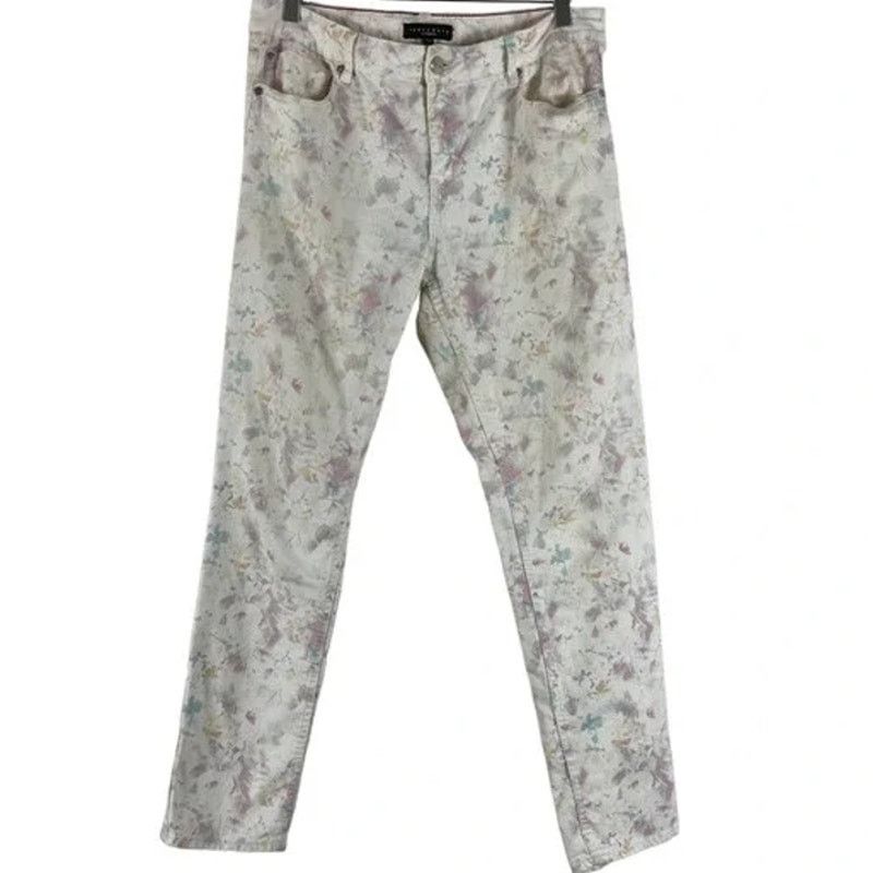Anthropologie ANTHROPOLOGIE Sanctuary Charmer Floral Skinny 30 Size 30" / US 8 / IT 44 - 6 Thumbnail