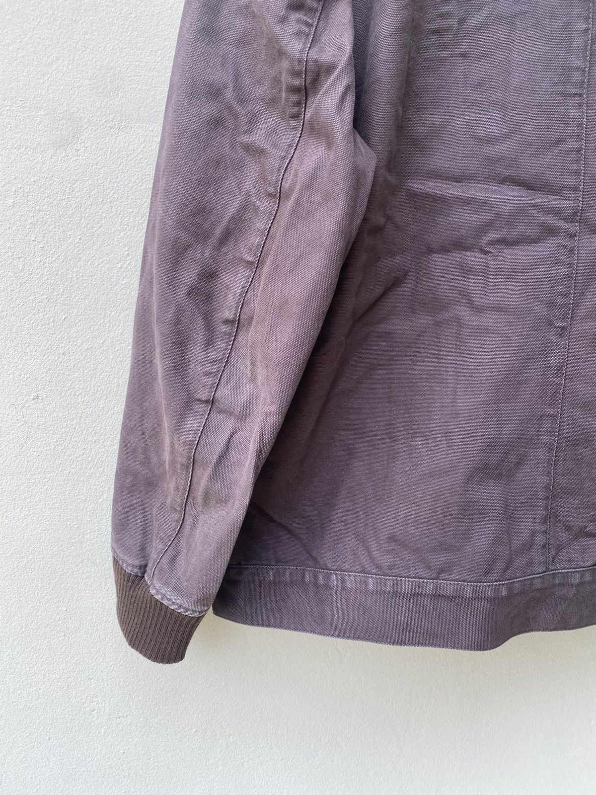 Japanese Brand × United Arrows × Vintage RARE VINTAGE UNITED ARROWS DUCK KANVAS JACKET FADED BROWN Size US M / EU 48-50 / 2 - 13 Thumbnail