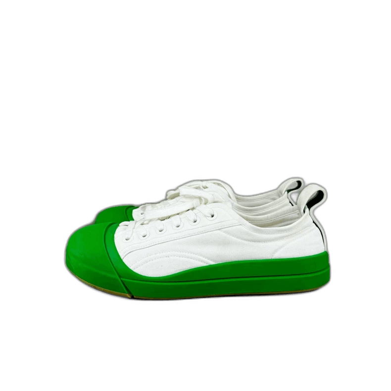 Bottega Veneta White Canvas Summer Sneakers | Grailed
