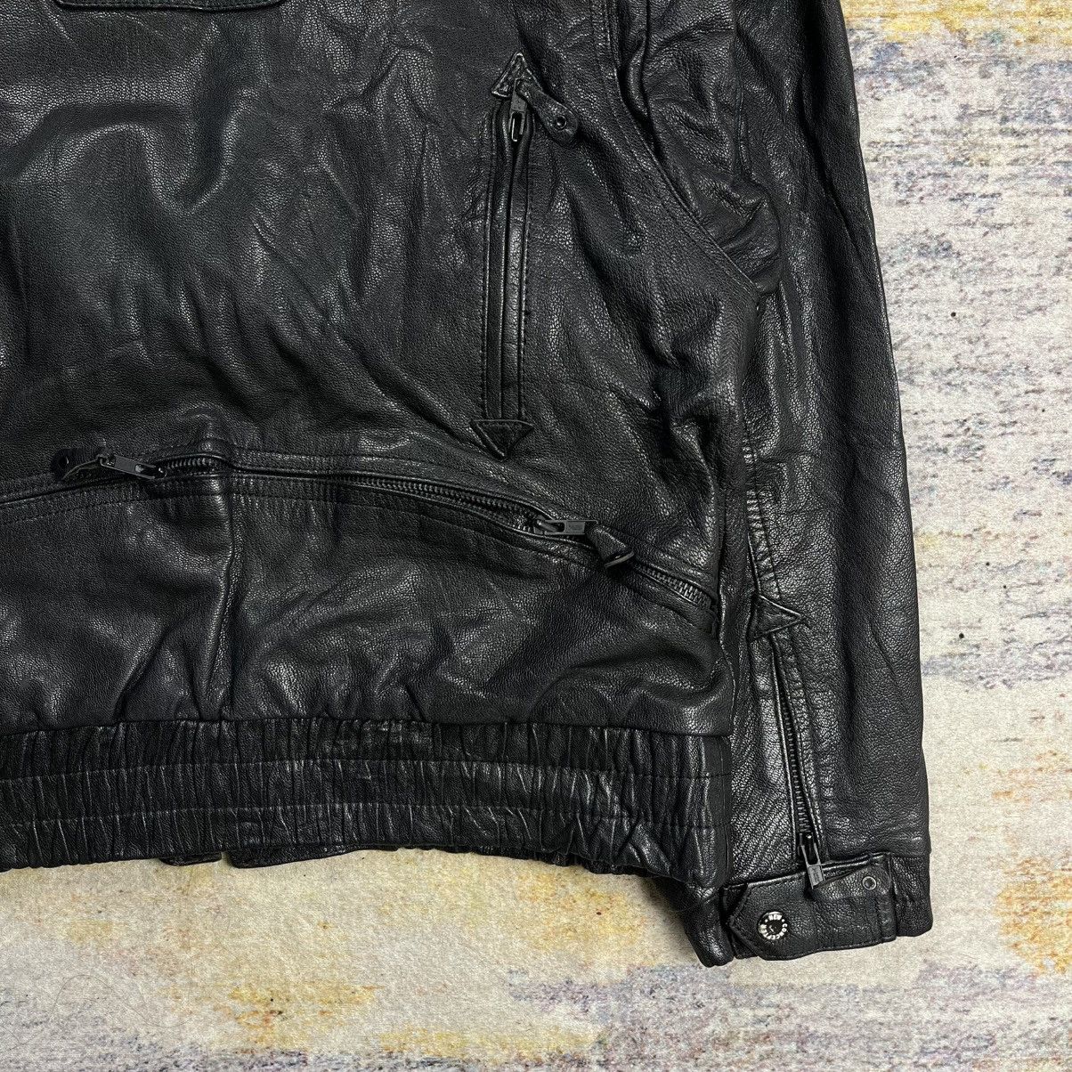 Kadoya Vintage 2000s Kadoya New concepter riding leather jacket Size US M / EU 48-50 / 2 - 10 Thumbnail
