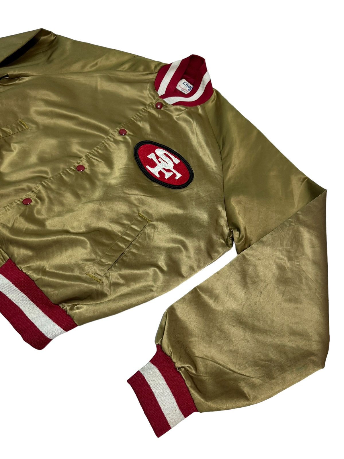 NFL Vintage NFL 49ERS Bomber Jacket Size US L / EU 52-54 / 3 - 9 Thumbnail