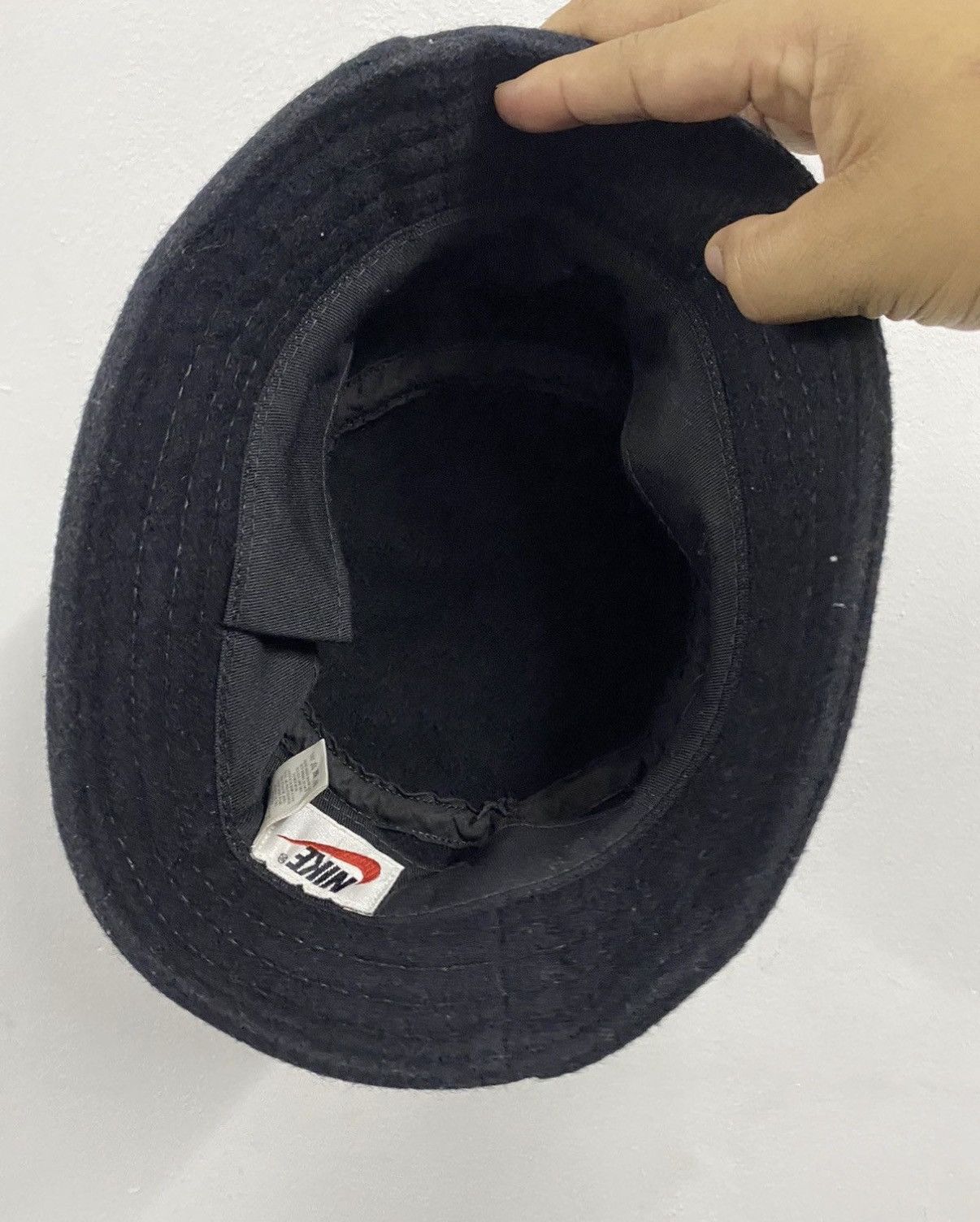 Nike VTG Nike Wool Blend Bucket Hat Made in USA Size ONE SIZE - 5 Thumbnail