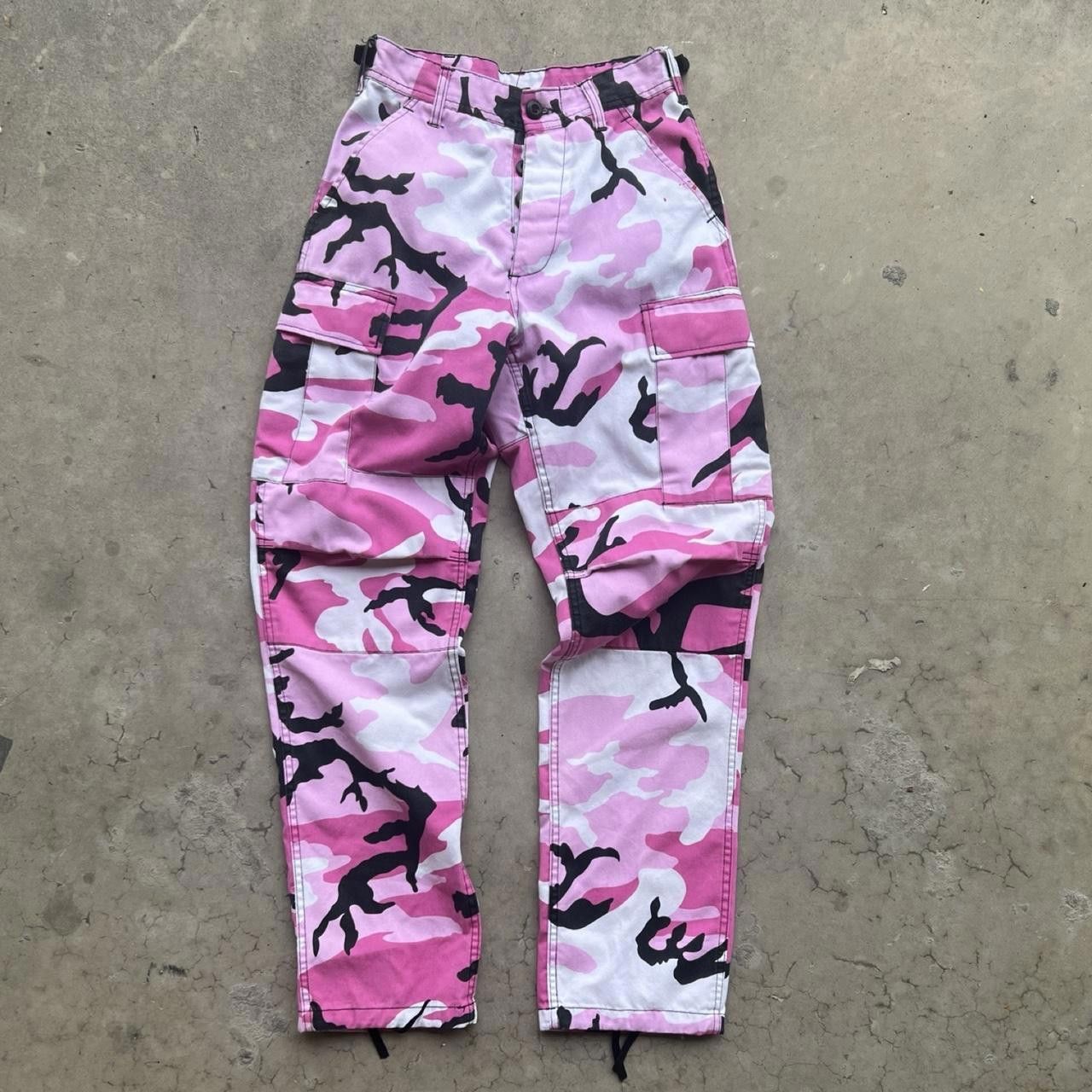 Designer Xs Pink And Black Camo Size 30" / US 8 / IT 44 - 1 Thumbnail
