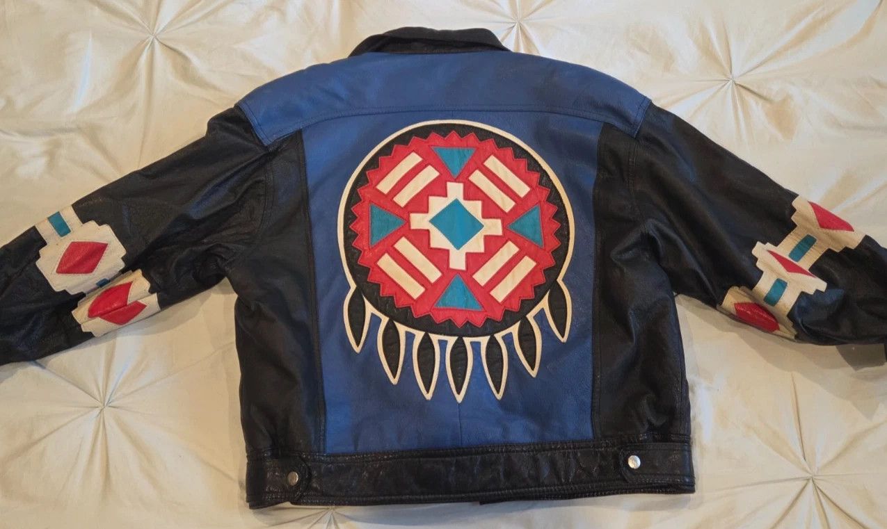 Michael Hoban Michael Hoban “WHERE M I” Southwest-Inspired Leather Jacket Size US M / EU 48-50 / 2 - 3 Thumbnail