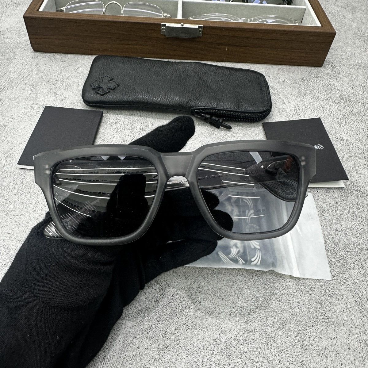 Chrome Hearts CHROME HEARTS MIDIXATHRILL I SUNGLASSES Size ONE SIZE - 3 Thumbnail