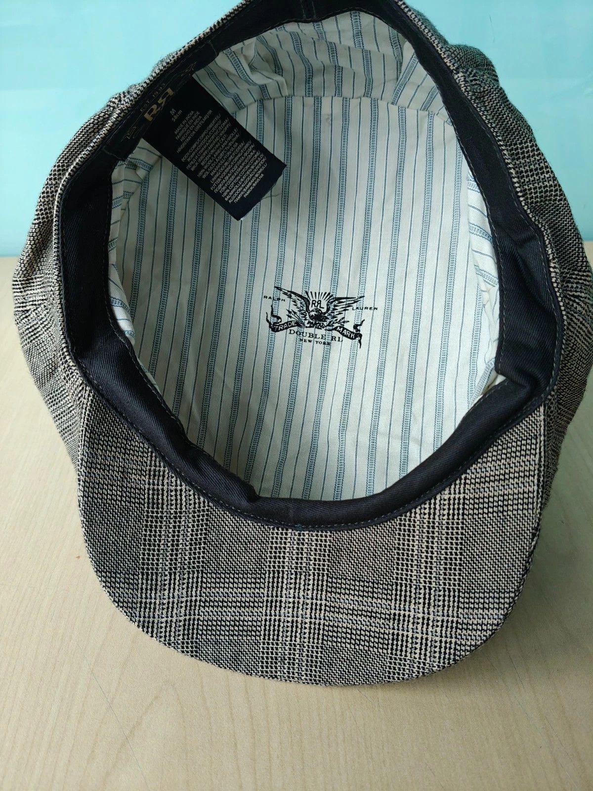 RRL Ralph Lauren DOUBLE RL Wool-Cotton Glen Plaid Newsboy Cap T/1921 Size ONE SIZE - 8 Thumbnail