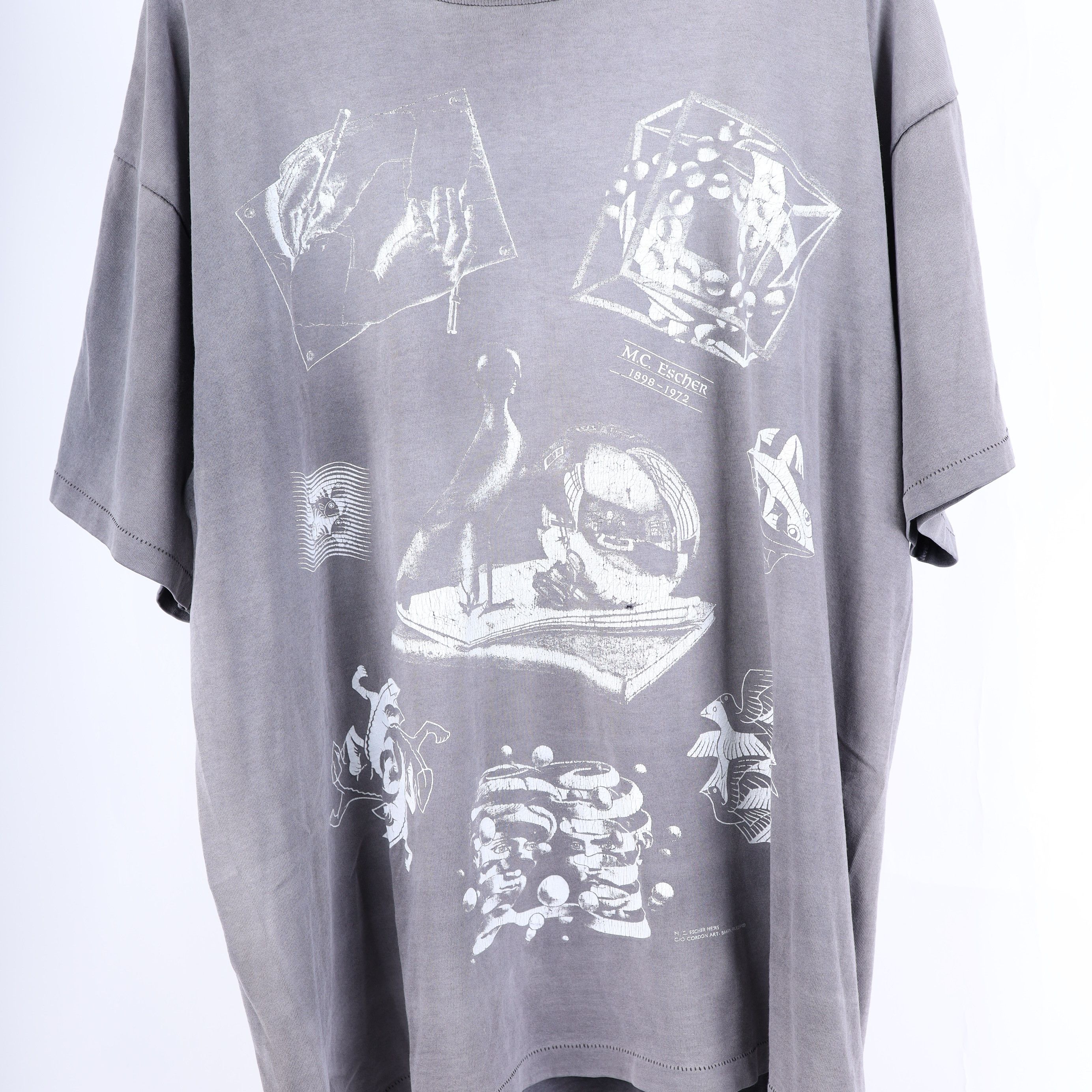 Vintage MC Esher Faded Tee Size US XL / EU 56 / 4 - 5 Thumbnail
