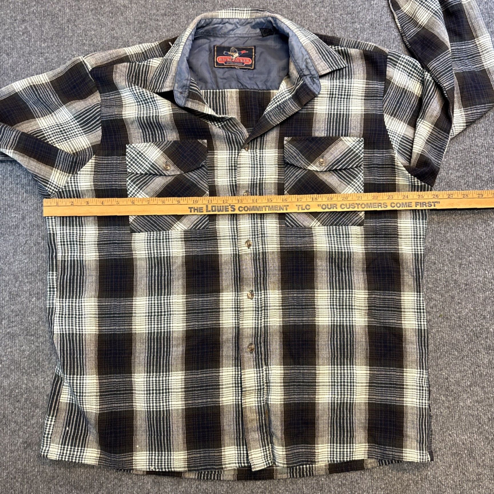 Vintage VINTAGE Backpacker Sportswear Mens Shirt XL Plaid Flannel Button-Up Classic Casual Travel Size US XL / EU 56 / 4 - 4 Thumbnail