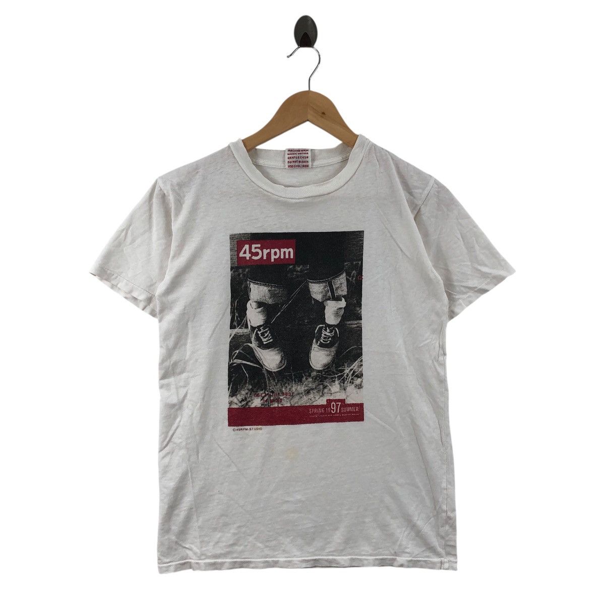 Vintage 1997 Spring Summer 45RPM STUDIO Distressed T-Shirt