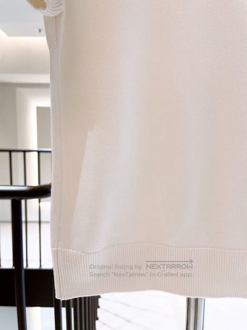 Hermes Hermes Metal buckle embroidered knitted short sleeve Size XS / US 0-2 / IT 36-38 - 4 Thumbnail