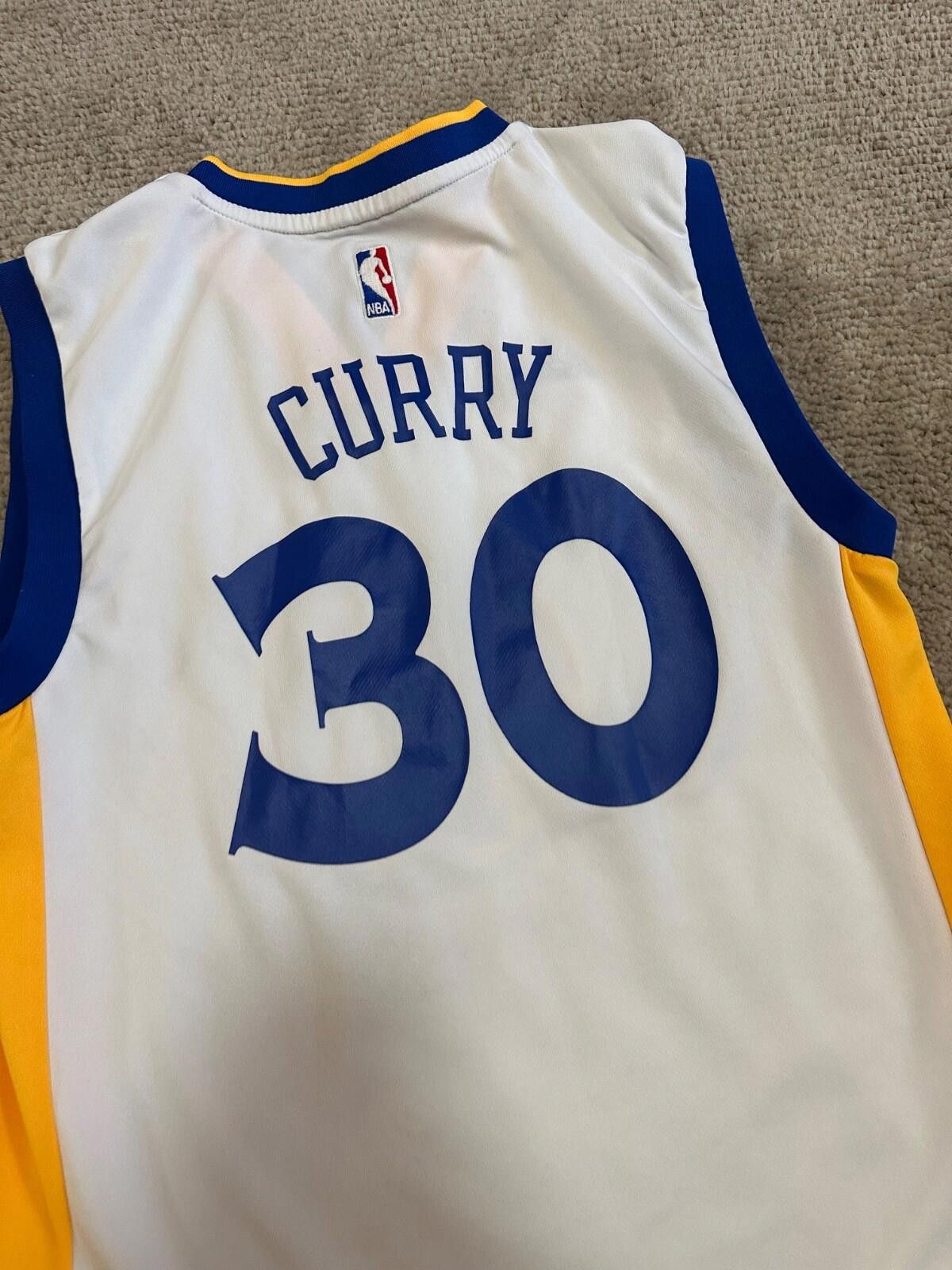 Adidas 2015 ADIDAS Golden State Warriors CURRY #30 Swingman Jersey Size US S / EU 44-46 / 1 - 9 Thumbnail