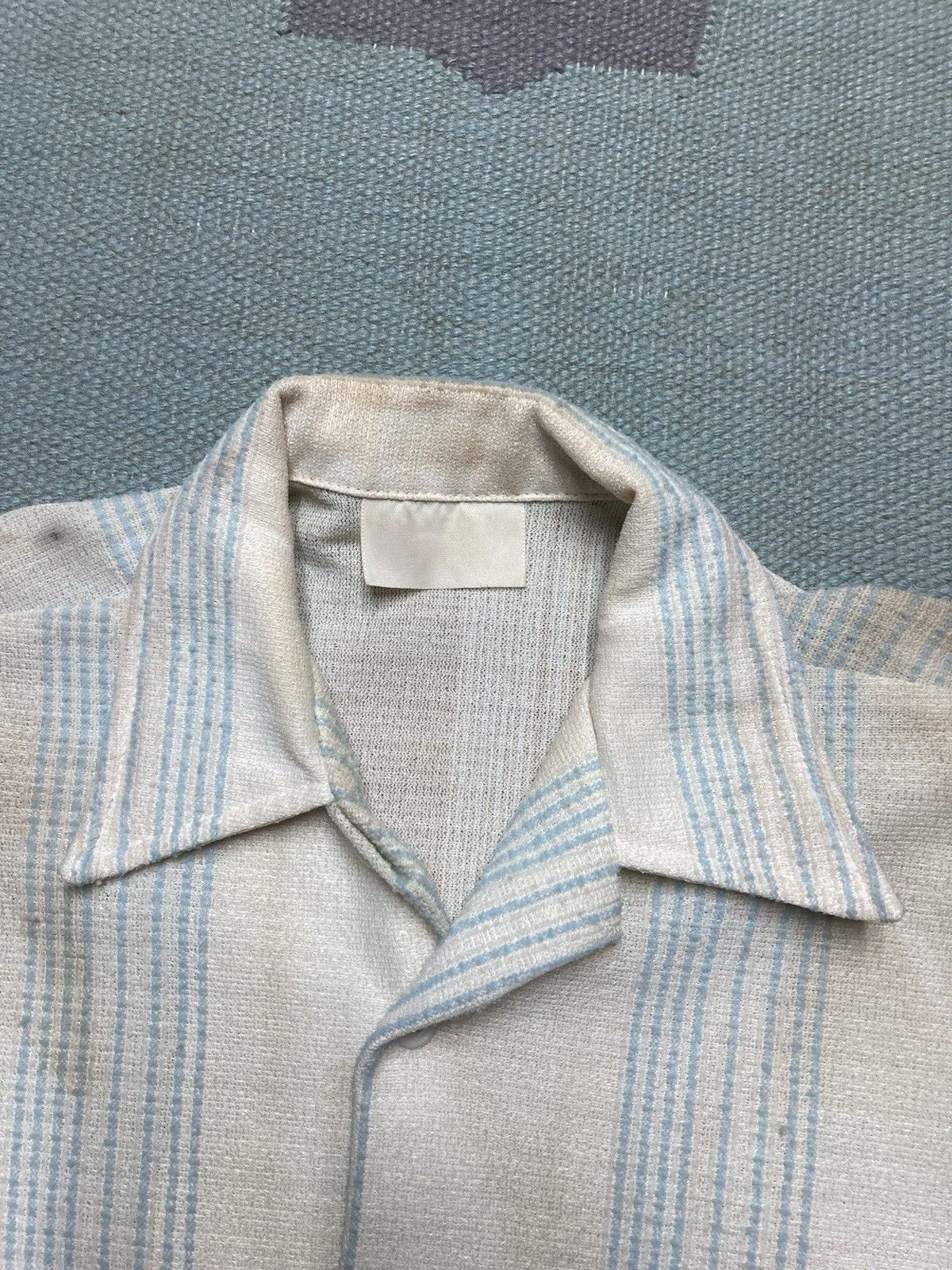 Sears × Vintage 70s polo shirt textured knit striped sears kings road large Size US L / EU 52-54 / 3 - 5 Thumbnail