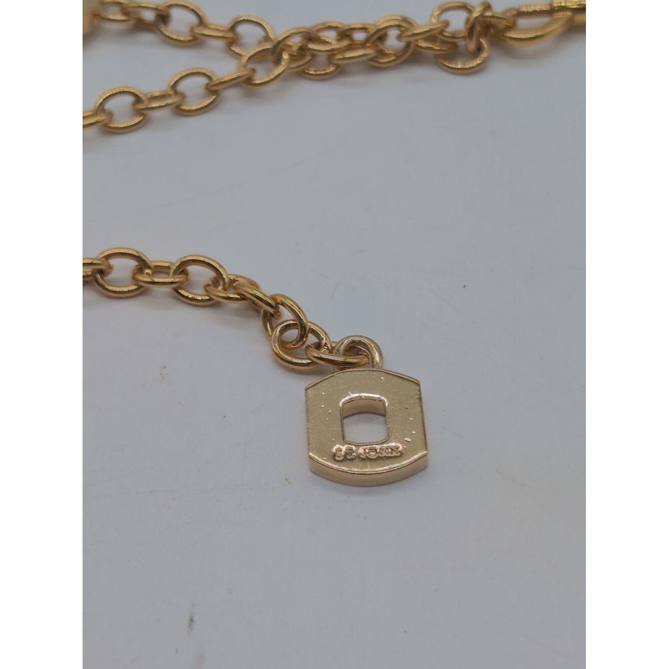 St. John Vintage St. John Gold Chain Belt Rectangle Geometric Link, Size ONE SIZE - 3 Thumbnail