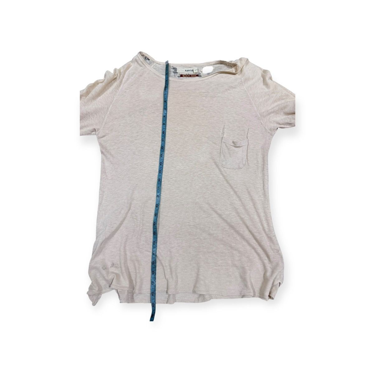 Kapital Kapital Oversized Single Pocket Ripped Disstresed Tee Size US M / EU 48-50 / 2 - 14 Thumbnail