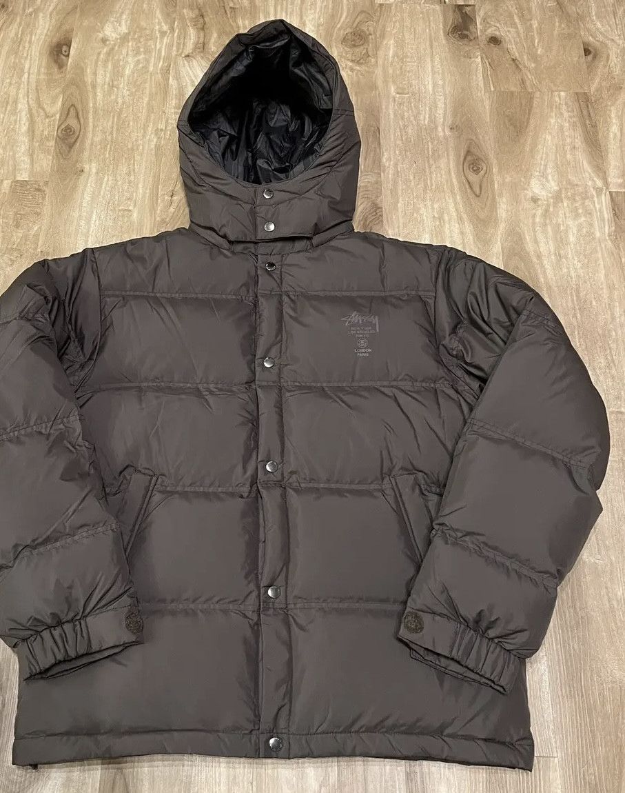 Stussy 2006 Stussy Archive World Tour Puffer Jacket Chocolate brown Size US L / EU 52-54 / 3 - 1 Thumbnail