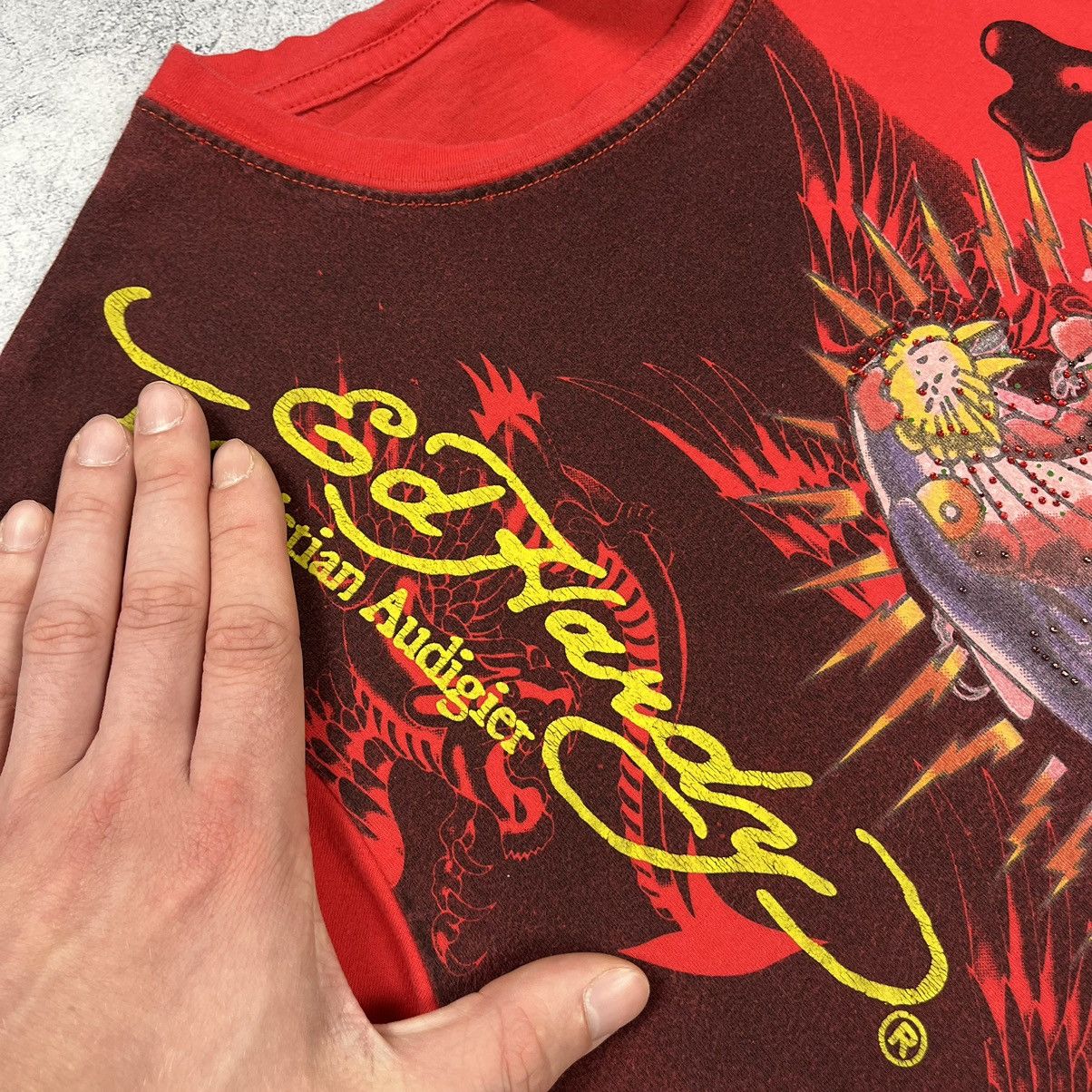 Ed Hardy Vintage Ed Hardy Demons y2k Tattoo tee 90’s Size L / US 10 / IT 46 - 13 Thumbnail