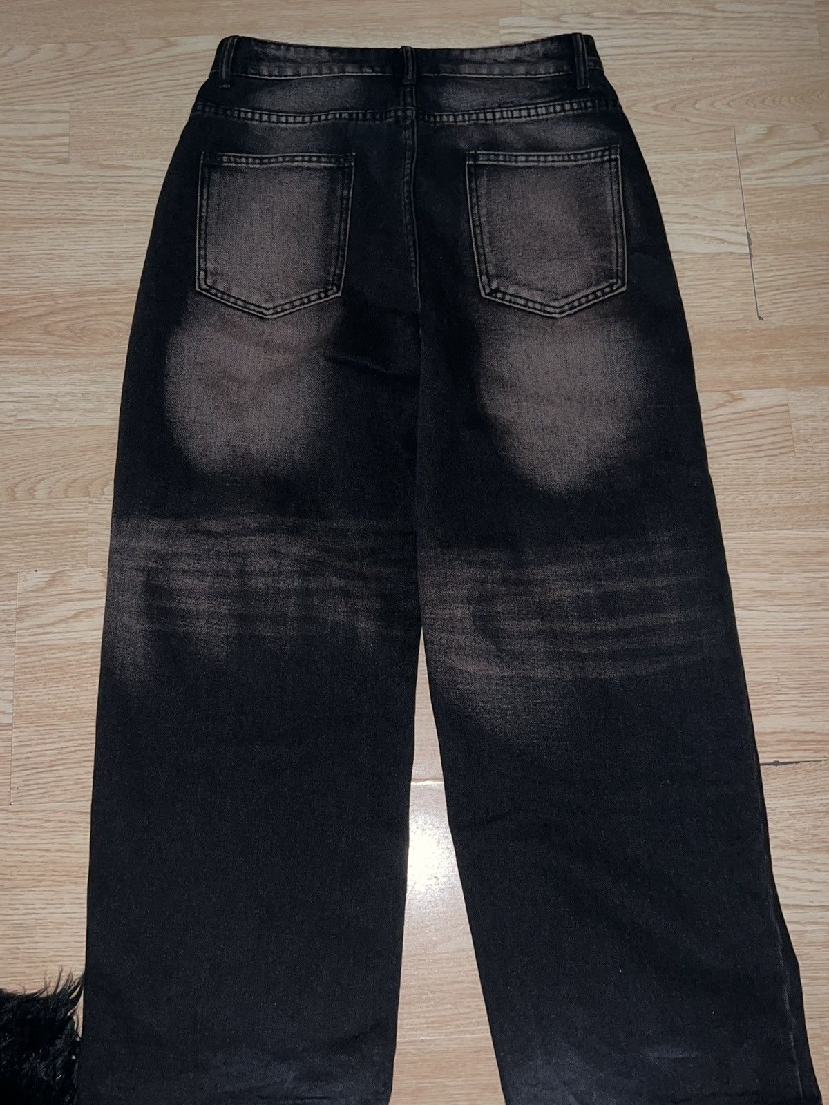 Other No brand bleached black jeans Size US 30 / EU 46 - 3 Thumbnail