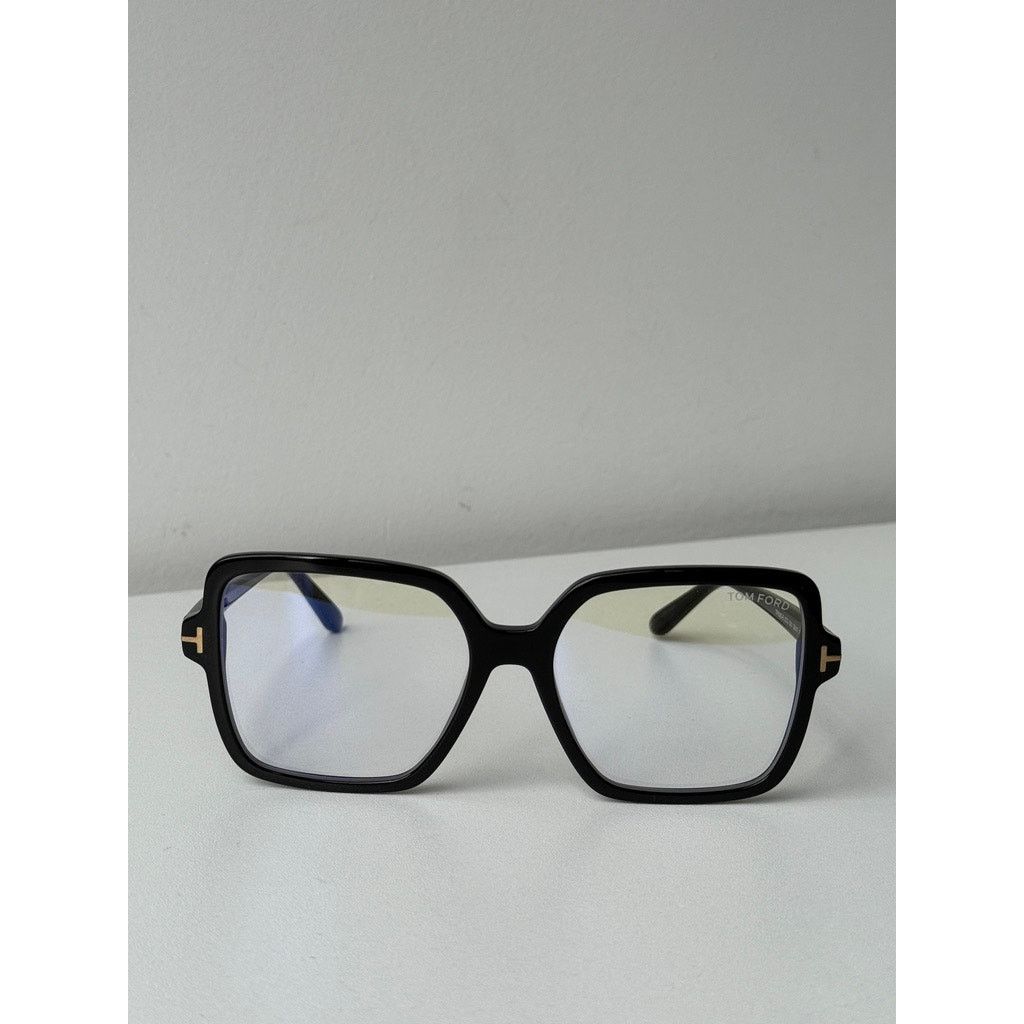 Tom Ford NEW Tom Ford FT6063-B 001 Square Bluelight Frames in Black Size ONE SIZE - 4 Thumbnail