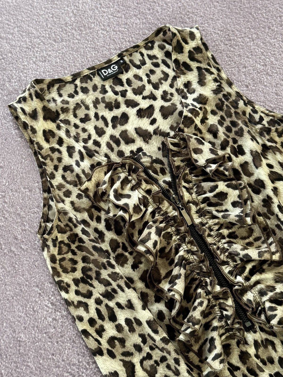 Dolce & Gabbana D&G Dolce & Gabbana Glamour Leopard Print Luxury Dress Size S / US 4 / IT 40 - 4 Thumbnail