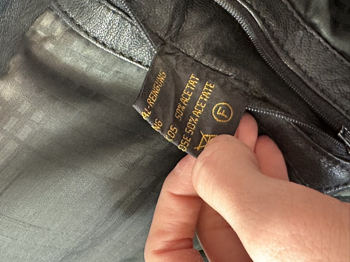Vintage 🚨Vintage 90s Leather Biker Jacket-West Style Maison Margiela Size US L / EU 52-54 / 3 - 10 Thumbnail