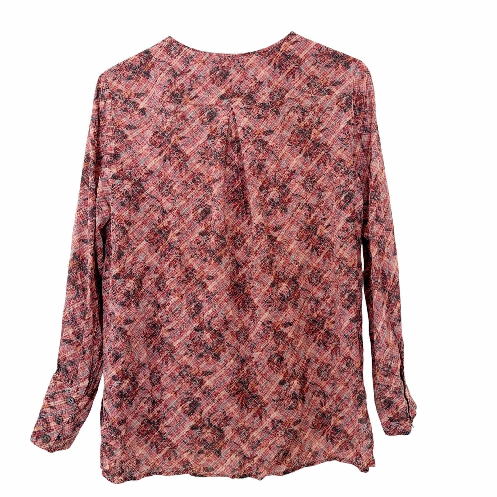 Other Peruvian Connection Floral Button Front Blouse Sz M Size M / US 6-8 / IT 42-44 - 4 Thumbnail